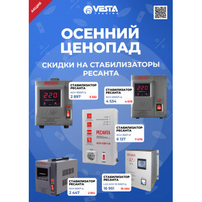 Акция на стабилизаторы РЕСАНТА
