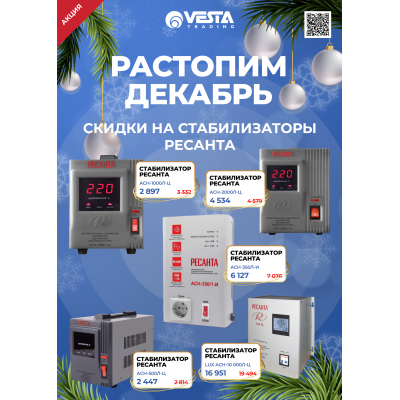 Акция на стабилизаторы РЕСАНТА