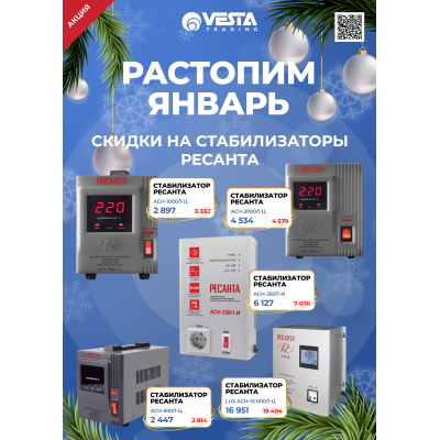 Акция на стабилизаторы РЕСАНТА