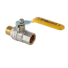 Кран шаровой газ. VALGAS, стальная рукоятка 1/2" вн.-нар.