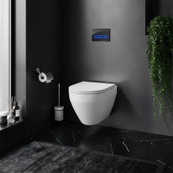 Комплект инсталляции AM.PM с клав Touch Pro стекло, черн с подв унит Spirit FlashClean  с сид м/лифт
