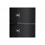 Шкаф-колонна AM.PM GEM, подвесной, правый, 30 см, двери, push-to-open, цвет: черный матовый