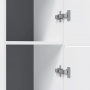 Шкаф-колонна AM.PM GEM, напольный, правый, 30 см, двери, push-to-open, цвет: белый, глянец