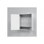 Зеркальный шкаф AM.PM SPIRIT V2.0, с LED-подсветкой, левый, 60 см, цвет: белый, глянец