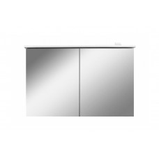 Зеркальный шкаф AM.PM SPIRIT V2.0, с LED-подсветкой, 100 см, цвет: белый, глянец
