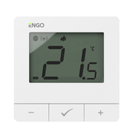 Умный терморегулятор ZigBee/868 МГц, 2хАА, белый ENGO
