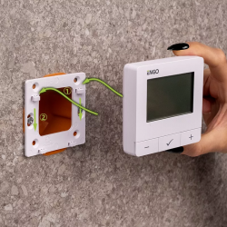 Умный терморегулятор ZigBee/868 МГц, 2хАА, белый ENGO