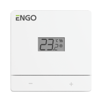 Проводной терморегулятор, накладной, 230В, белый ENGO