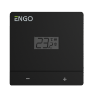 Проводной терморегулятор, 2хААА, черный ENGO