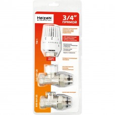 Комплект для подключения радиатора прямой Heizen 3/4"