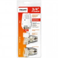 Комплект для подключения радиатора угловой Heizen 3/4"