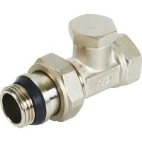 Клапан радиаторный запорный прямой Heizen 1/2"