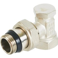 Клапан радиаторный запорный угловой Heizen 1/2"