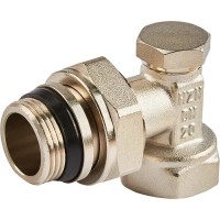 Клапан радиаторный запорный угловой Heizen 3/4"
