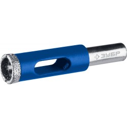 Алмазное трубчатое сверло ЗУБР АГК 10 мм, Р60