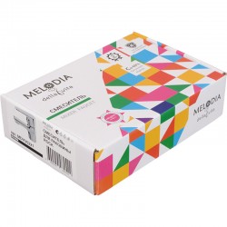 Смеситель умывальник MELODIA Rock картридж 35мм низкий, поворотный аэратор