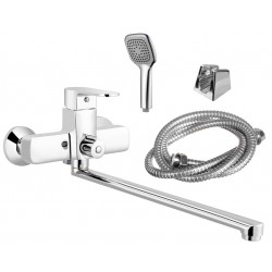 Смеситель ванна MELODIA Rock картридж 35мм длинный излив 300мм