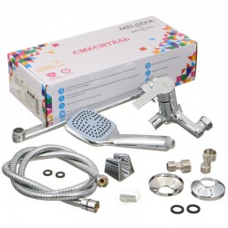 Смеситель ванна MELODIA Aria картридж д.35мм длинный излив 350мм