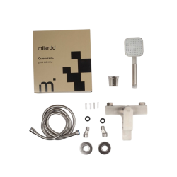 Смеситель для ванны, сатин, Milardo Maze