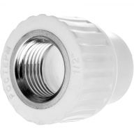 Муфта комбинированная ВР 20-1/2" (белый) РОСТерм