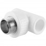 Тройник комбинированный НР 32-1/2" (белый) РОСТерм