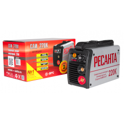 Сварочный аппарат инверторный Ресанта САИ220К (компакт)