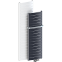 Дизайн-радиатор вертикальный биметаллический RIFAR CONVEX 500 х 18 секций Титан