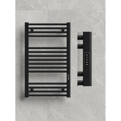 Полотенцесушитель электрический "RIFAR D-LINE" DL-080-50-BM, цвет "Чёрный янтарь", мощность 160 Вт