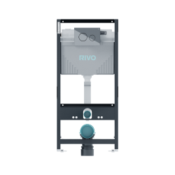 Комплект инсталляции для унитаза RIVO Set A с панелью смыва RIVO Touch Neo Хром глянцевый
