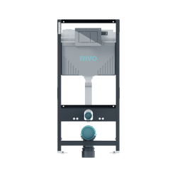 Комплект инсталляции для унитаза RIVO Set A с панелью смыва RIVO Touch Line Хром глянцевый