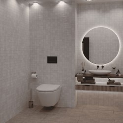 Комплект инсталляции для унитаза RIVO Set A с панелью смыва RIVO Touch Line Черный глянцевый