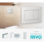 Панель смыва RIVO Touch line Белый матовый