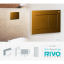 Панель смыва RIVO Touch line Латунь матовая