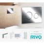 Панель смыва RIVO Touch neo Хром глянцевый