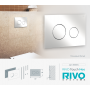 Панель смыва RIVO Touch neo Белый глянцевый