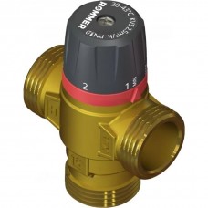 Термостатический смесит. клапан для систем отопления и ГВС 3/4" ВР 20-43°С KV 1,6 (бок.смеш.) ROMMER
