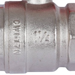 Кран шаровый Rommer 1 1/4"  ВН/НР, ручка бабочка