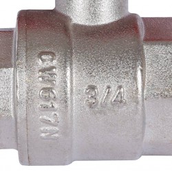 Кран шаровый Rommer 3/4"  НР/НР, ручка бабочка