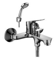 Смеситель однозахватный (35 мм) для ванны, монолитный, душ. лейка RS29-31