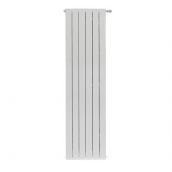 Дизайн-радиатор алюминиевый Stout Oscar 2000 5 секции  боковое подключение (серый)