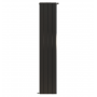 Дизайн-радиатор алюминиевый Stout Sebino 1800 6 секции  универсальное подключение (черный)