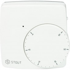 Термостат комнатный электронный WFHT-DUAL включ. дистанционный датчик «в пол» L=3 м STOUT