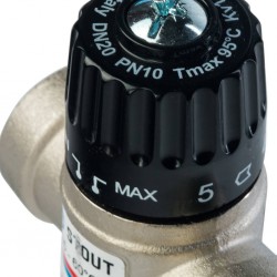 Термостатический смесительный клапан для систем отопления и ГВС 3/4" ВР 35-60°С KV 1,6 STOUT