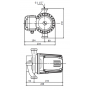 Насос циркуляционный Shinhoo BASIC 25-16 230 с гайками