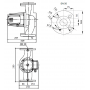 Насос циркуляционный Shinhoo BASIC 50-16SF, фланцевый 380В