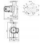 Насос циркуляционный Shinhoo BASIC 65-8F, фланцевый 220В