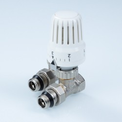 Комплект терморег-го оборуд-я д/рад., прямой 1/2" (термост-ая головка, термостат-й клапан, запорный Комплект терморег-го оборуд-я д/рад., прямой 1/2" (термост-ая головка, термостат-й клапан, запорный