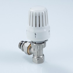 Клапан с термостатической головкой для рад. угловой 1/2"