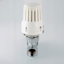 Клапан с термостатической головкой для рад. прямой 1/2"