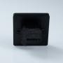Хронотермостат электронный комнатный с Wi-Fi для электрического теплого пола (черный)